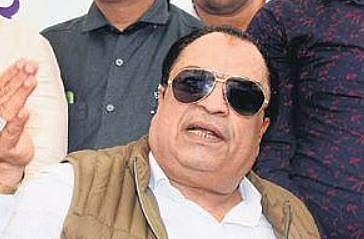 Former Union minister and MLC  CM Ibrahim addresses the media in Mysuru on Wednesday | UDAYASHANKAR S