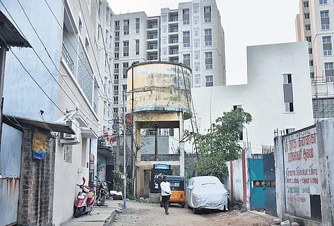 Residents of Ambedkar Nagar are getting water pipeline connections now, a decade after construction of overhead tanks began | P Jawahar