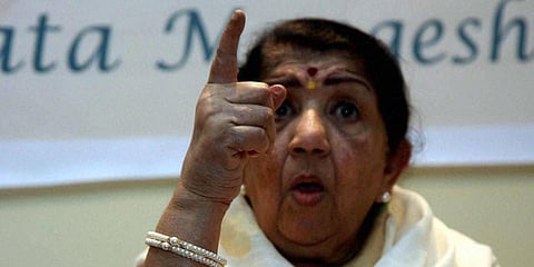 Singing legend Lata Mangeshkar (Photo | PTI)