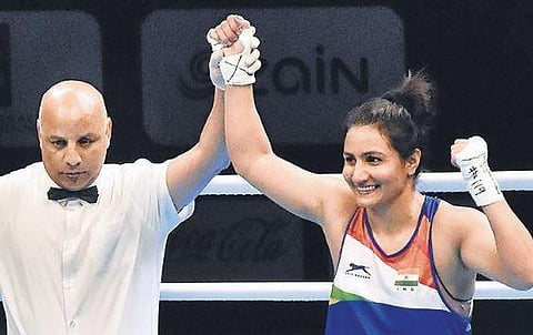 Indian boxer Pooja Rani