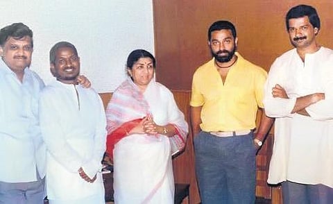 Lata Mangeshkar, Kamal Hassan, Ilaiyaraaja ( File Photo)File Photo