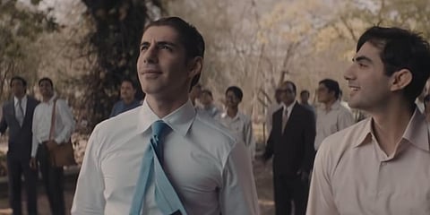 A still from 'Rocket Boys' featuring Jim Sarbh and Ishwak Singh as Homi Bhabha and Vikram Sarabhai (Photo | YouTube screengrab)
