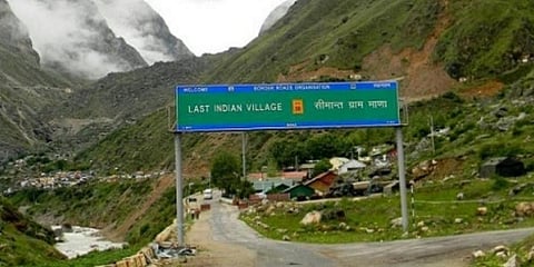 An Indian village near the China border (Photo | Facebook/Uttarakhand Traveller)