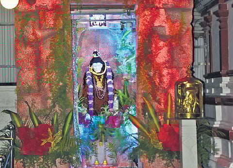Anand Sai Dhaam in Chennai has been decorated for Maha Shivratri | Ashwin Prasath