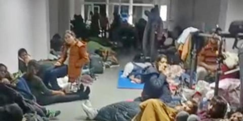 Students from Andhra Pradesh stuck in Ukraine. (Photo| EPS)