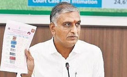 Telangana Health and Finance Minister T Harish Rao