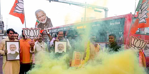 BJP Supporters (Photo | PTI)