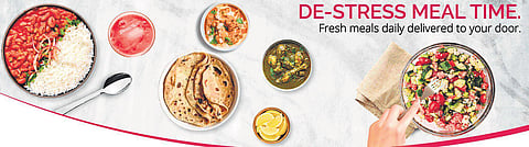 Healthy meal and paan options from various subscription food chains