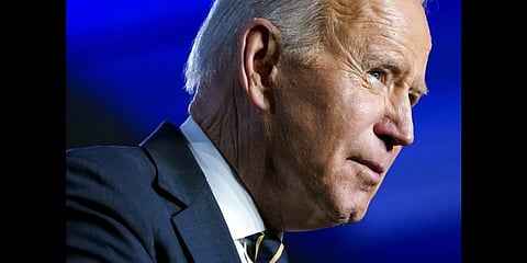 President Joe Biden speaks at the House Democratic Caucus Issues Conference, Friday, March 11, 2022, in Philadelphia(Photo |AP)