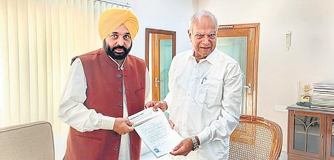 Mann stakes claim, invites ‘people of Punjab’ for the oath-taking event
