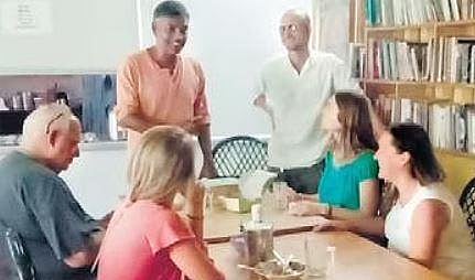 They may be at war, but Ukrainians, Russians find peace in this TN home