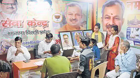 The Namo Sewa Kendras in Northeast Delhi’s Sunder Nagri municipal ward is one of the many which reaches out to those living in slum clusters and helps them get documents made and avail Central governm