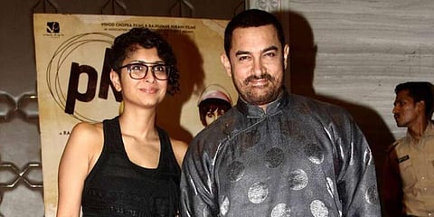 Bollywood actor Aamir Khan and his ex-wife Kiran Rao (Photo | PTI)