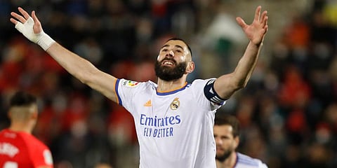 Real Madrid striker Karim Benzema (Photo | AP)