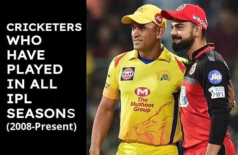 Hundreds of cricketers across the world have played in the IPL over the years, but only very few of them have had the distinction of playing in the cash-rich league since its inception in 2008. Check out who those players are. (Photo | PTI)