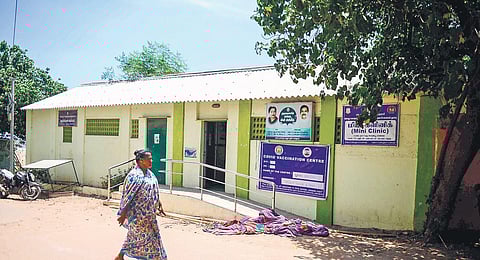 File picture of a mini-clinic at Besant Nagar in Chennai