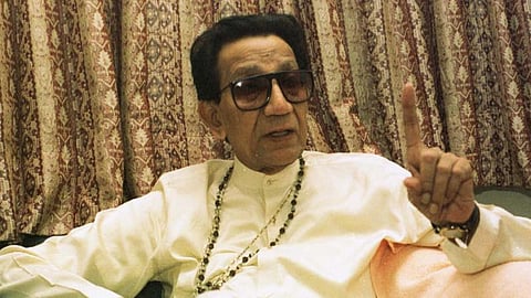Shiv Sena founder Bal Thackeray.