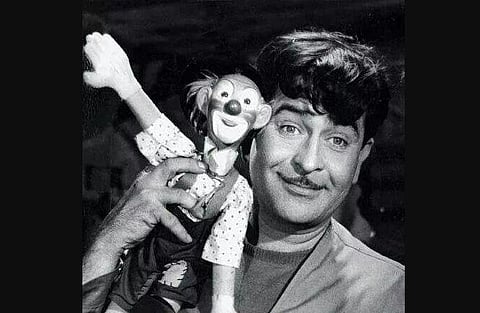Legendary Bollywood actor Raj Kapoor. (Photo | Rishi Kapoor Twitter)