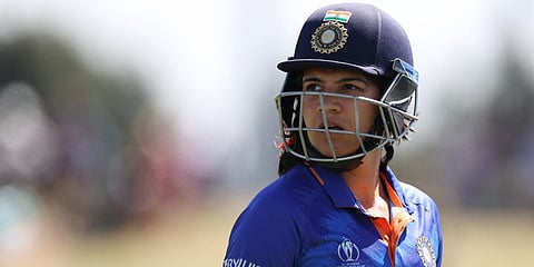 India's Yastika Bhatia departs after a half-century in the Women's ODI World Cup match against Australia. (Photo| BCCI)