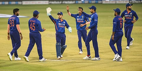 Indian team.  (Photo | PTI)