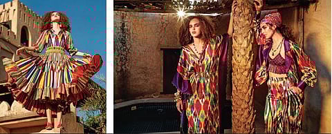 Images from Rara Avis by Sonal Verma’s upcoming spring/summer 2022 collection titled ‘Hodophilic’ where she has also launched  footwear and jewellery made using natural precious stones. ( File Photo)