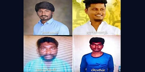 Hariharan, S Junaith Ahamed, Madasamy and Praveen