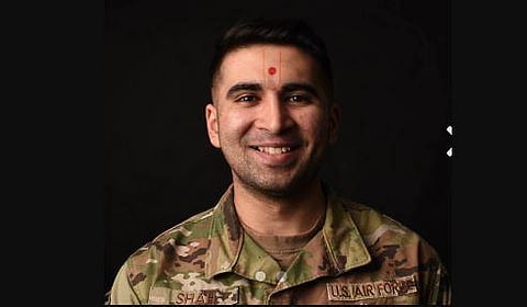 Airman in the US Air Force Darshan Shah (Photo | Special arrangement)