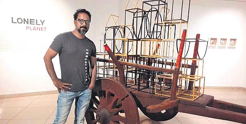 ayam Bharath Yadav, the curator of the Lonely Planet exhibition.