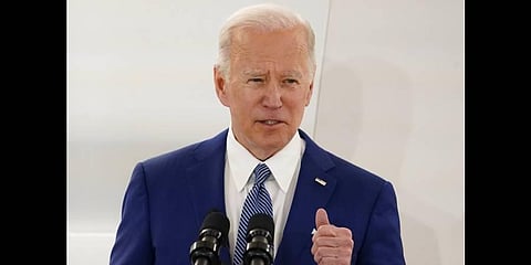 President Joe Biden speaks Monday, March 21, 2022, in Washington. (Photo | AP)