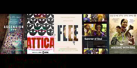 Promotional art for Best Documentary feature at Oscars 2022(Photo | AP)