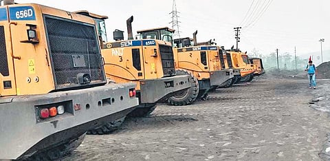 Production and despatch were halted due to an agitation by the local outfit Talcher Surakshya Manch. 