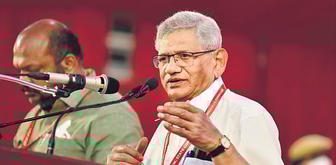 Sitharam Yechury gets third term as CPM General Secretary, three new faces in Polit Buro