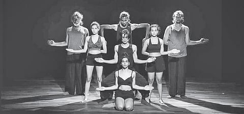 A play being performed at Rangbhoomi in Hyderabad