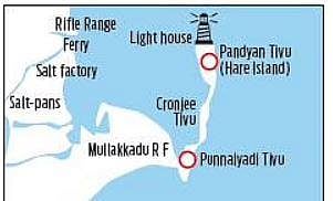 Colonial era map of the island