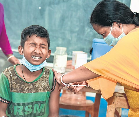 Awareness about vaccinating children against Covid remains high | PTI