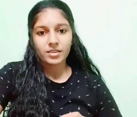 Arathi Panicker (21) of Karivellur village in Kannur district is winning accolades after she shared her experience on Facebook. (Photo | Special Arrangement)