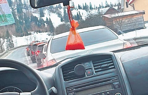 Suneha had driven a car for 28 hours to safety