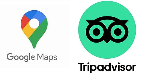 Google Maps, Tripadvisor Logo (Photo | Google, Tripadvisor)