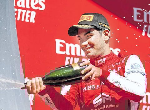 Jehan Daruvala after his first-round victory in Spain