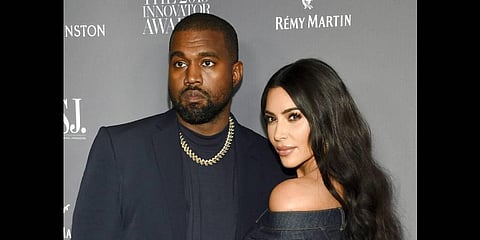 Kanye West and Kim Kardashian(Photo | AP)