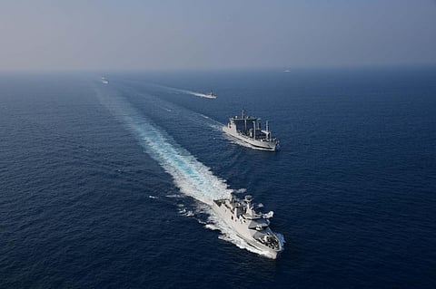 The exercise witnessed participation of 26 ships, one submarine and 21 aircraft (Photo | Special arrangement)