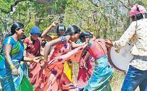 Chenchus living in the core forest area of Lingal mandal have been undergoing a drastic sociocultural transformation in recent times