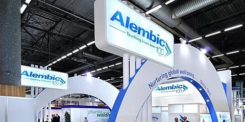 Alembic Pharmaceuticals stall in a recent pharma conference & exhibition 