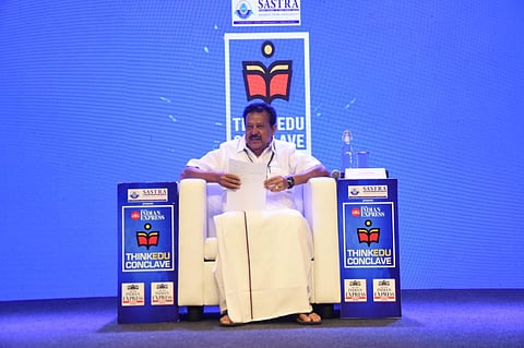 Dr K Ponmudy, Higher Education minister, Tamil Nadu. (Photo | Ashwin Prasath, EPS)