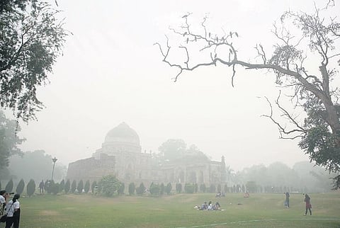 Every winter layers of fog containing pollutants envelop the national capital, causing health difficulties to the residents. (Photo | EPS)