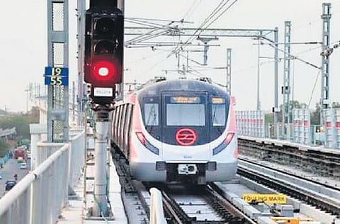 Pink Line alone will get 39 driverless trains. (Photo | PTI)