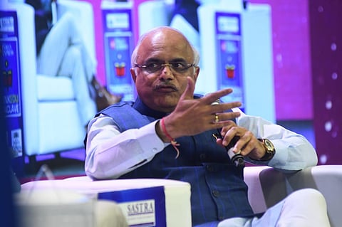 Vinay Sahasrabuddhe, MP and president , ICCR talks on Back to the past: Learning from the Ancients. (EPS | Ashwin Prasath)
