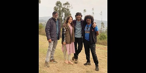 From the sets of 'Naane Varuven'(Photo | Twitter)