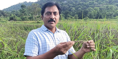 Andhra Pradesh farmer Yanamala Jagadeesh Reddy (Photo| EPS)