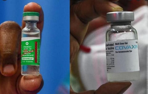 Covishield and Covaxin Image for Representational Purpose. (File Photo)